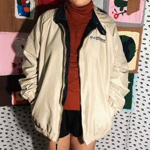 Vintage Beige Windbreaker